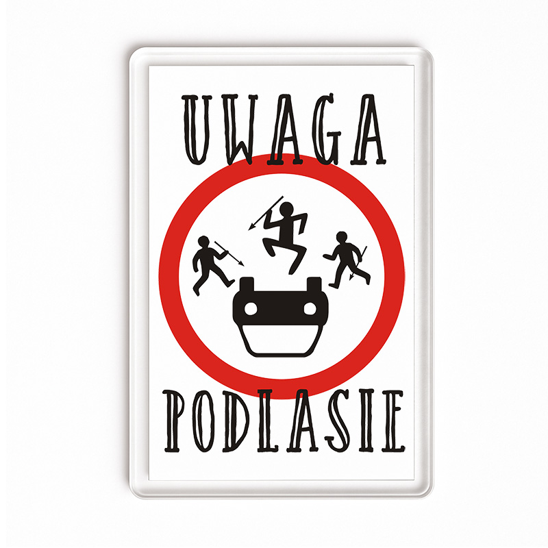 Magnes akrylowy Dziki Wschód - Podlasie