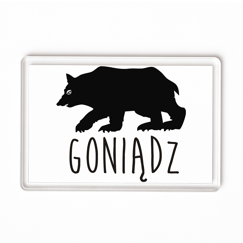 Magnes akrylowy Goniądz - Dzikie Serce Podlasia