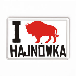 Magnes akrylowy Kocham Hajnówkę