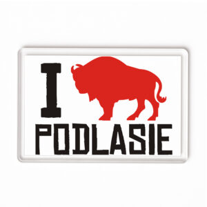 Magnes akrylowy Kocham Podlasie