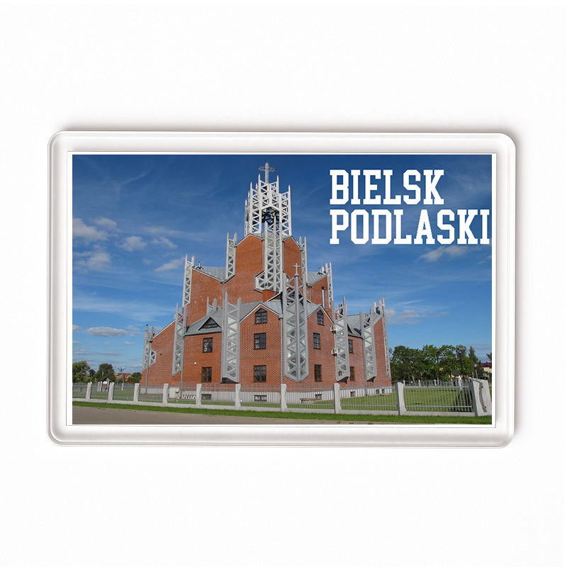 Magnes akrylowy Kościół Miłosierdzia Bielsk Podlaski