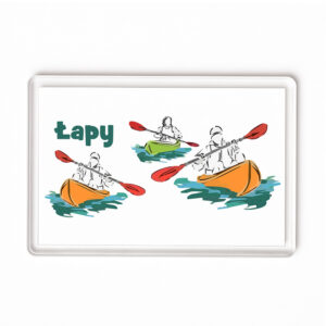 Magnes akrylowy Łapy - Kajakowa Stolica Podlasia