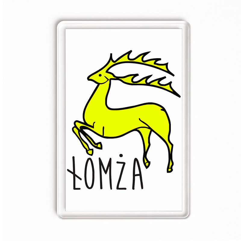 Magnes akrylowy Łomża - Duma Podlasia