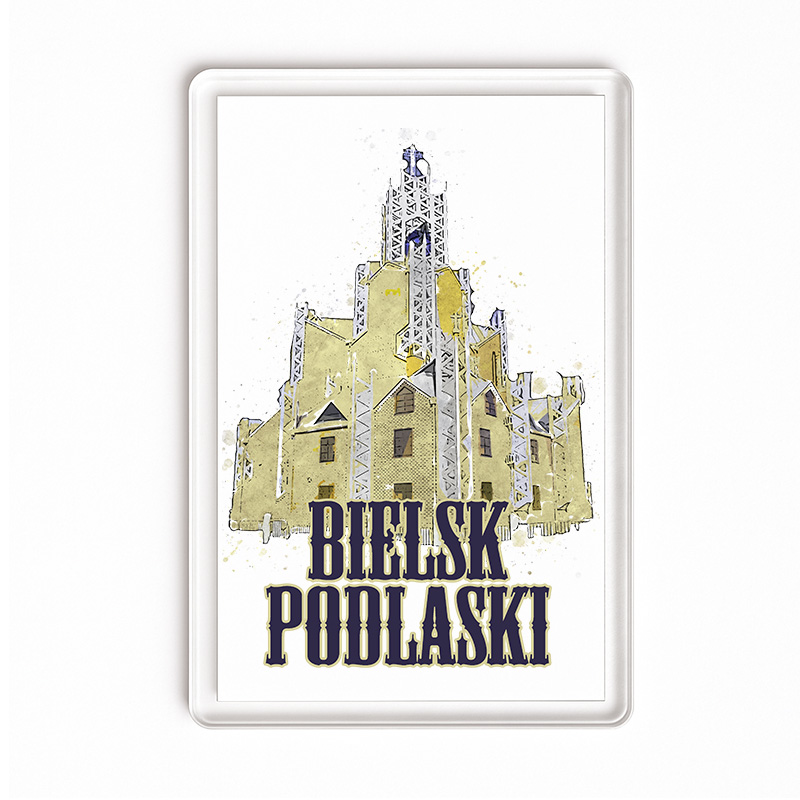Magnes akrylowy Miasto Symboli - Bielsk Podlaski
