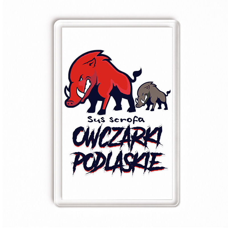 Magnes akrylowy Owczarki Podlaskie - Dziki Patrol