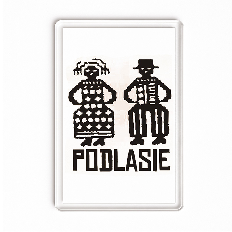 Magnes akrylowy Podlasie - Ludowe Korzenie