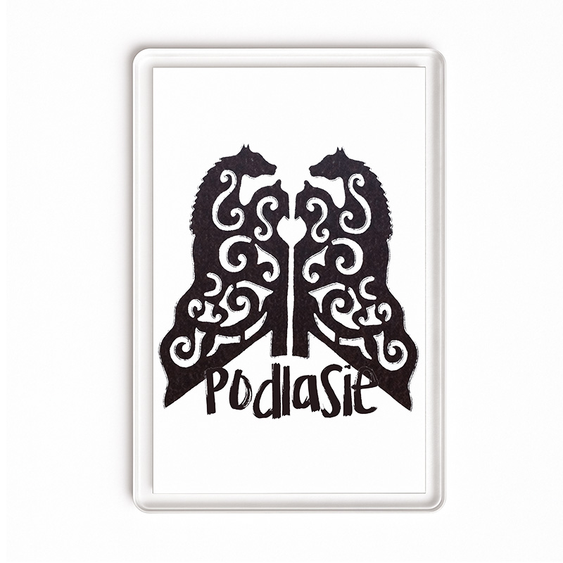 Magnes akrylowy Podlaska Dusza w Wycinance