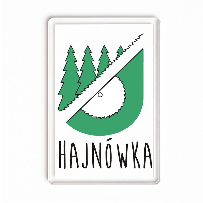 Magnes akrylowy Podlaska Hajnówka - Puszcza i Siła