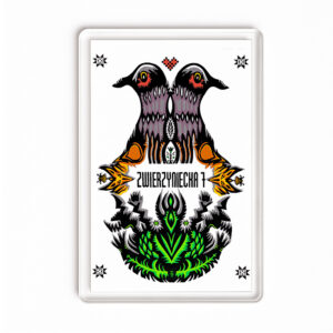 Magnes akrylowy Podlaska Wycinanka - Zwierzyniecka 7