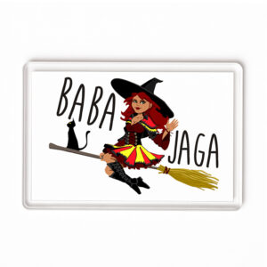 Magnes akrylowy Podlaska magia - Baba Jaga