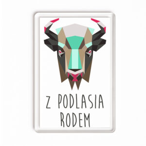 Magnes akrylowy Podlaski Ród - Siła Żubra