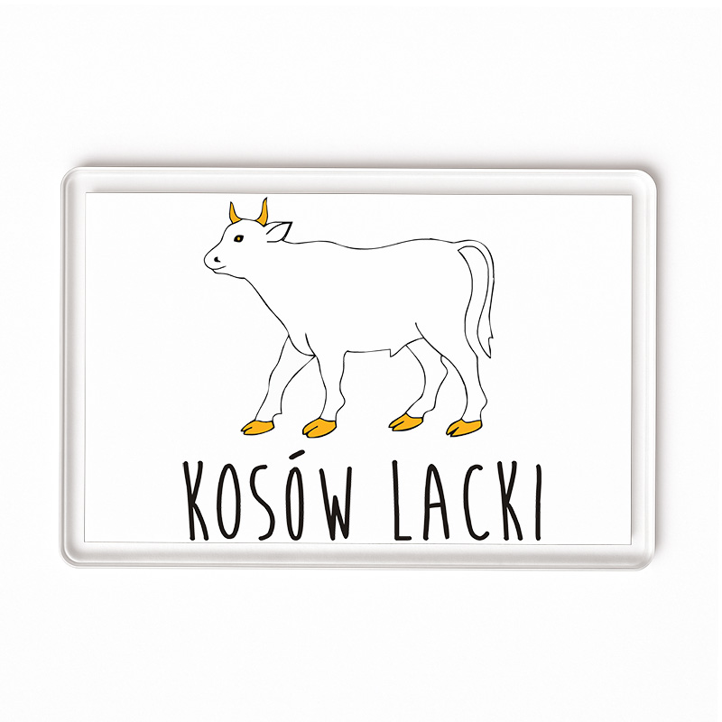 Magnes akrylowy Podlaski Wół z Kosowa Lackiego