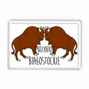 Magnes akrylowy Podlaskie Koziołki - Made in Białystok
