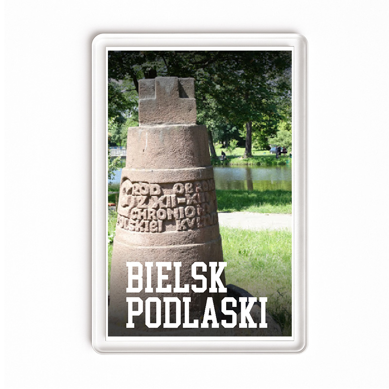 Magnes akrylowy Pomnik Góry Zamkowej w Bielsku Podlaskim