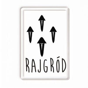 Magnes akrylowy Rajgród - Serce Zielonego Podlasia