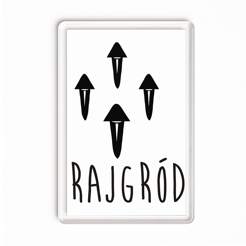 Magnes akrylowy Rajgród - Serce Zielonego Podlasia