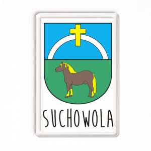 Magnes akrylowy Środek Europy To Suchowola!