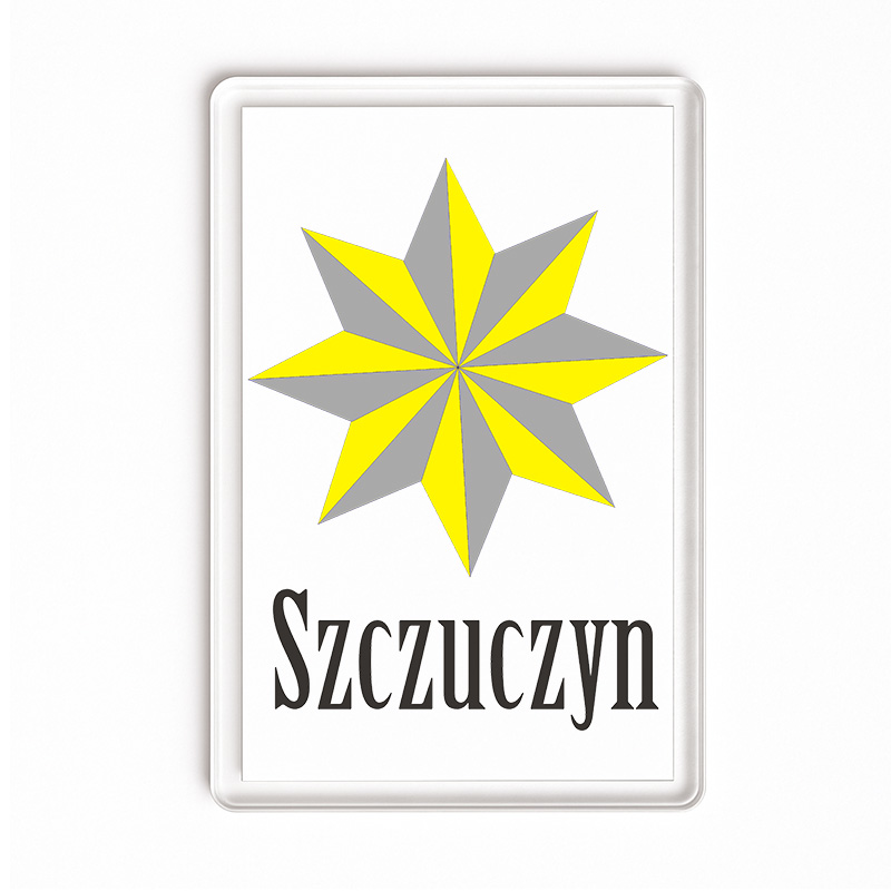 Magnes akrylowy Szczuczyn - Gwiazda Podlasia
