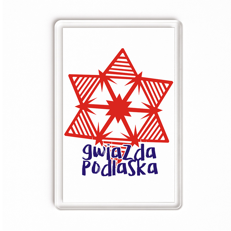 Magnes akrylowy Tradycyjna Gwiazda Podlaska