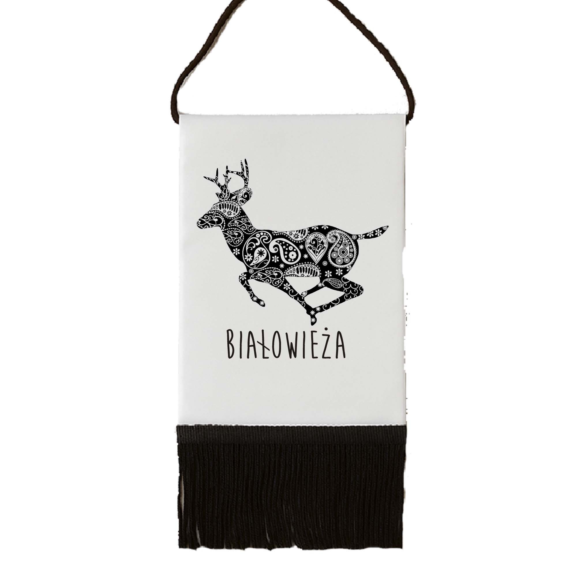 Proporczyk pamiątkowy Białowieża. Jeleń z Tradycją