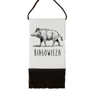 Proporczyk pamiątkowy Białowieża. Śladami Dzika