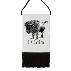 Proporczyk pamiątkowy Białowieża. Śladami Żubra