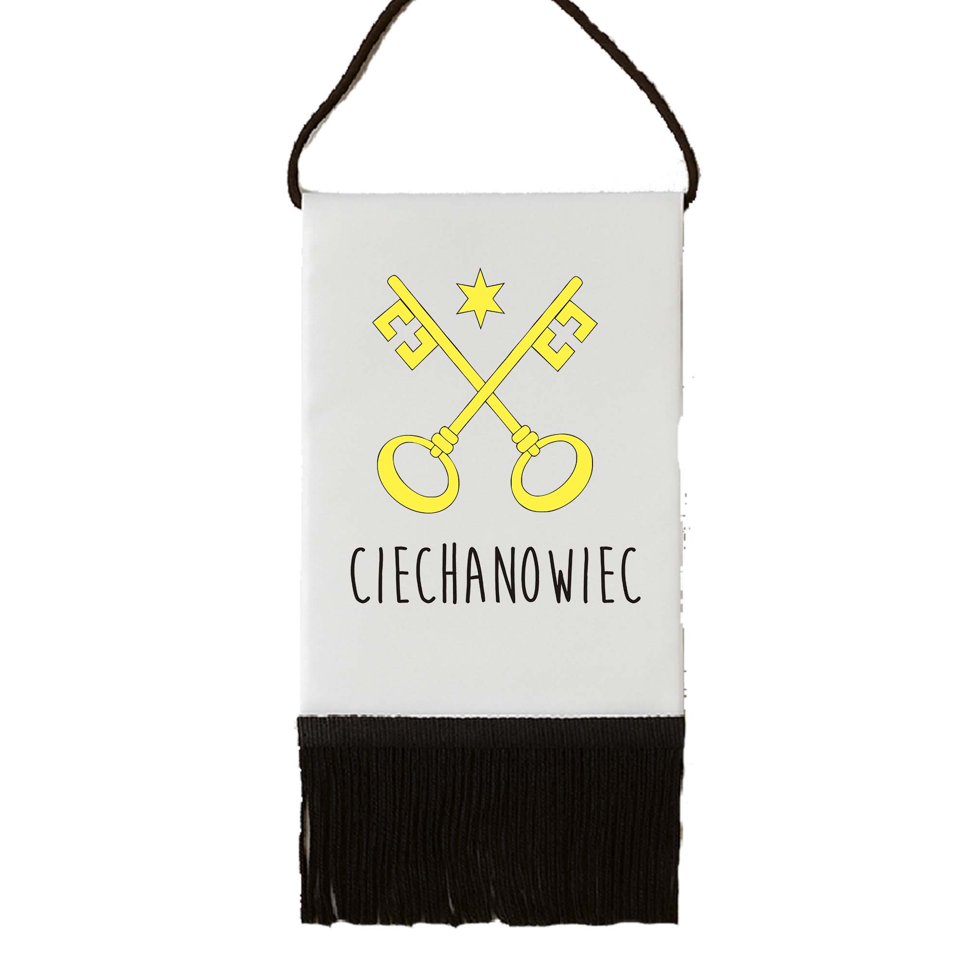 Proporczyk pamiątkowy Ciechanowiec - Klucz do Podlasia