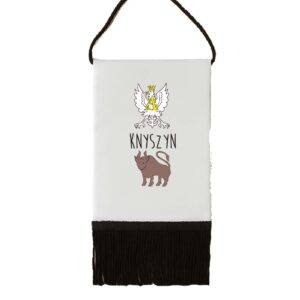 Proporczyk pamiątkowy Knyszyn -Królewski Ślad Podlasia