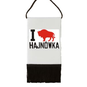 Proporczyk pamiątkowy Kocham Hajnówkę