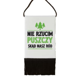 Proporczyk pamiątkowy Korzenie w puszczy serce na Podlasiu