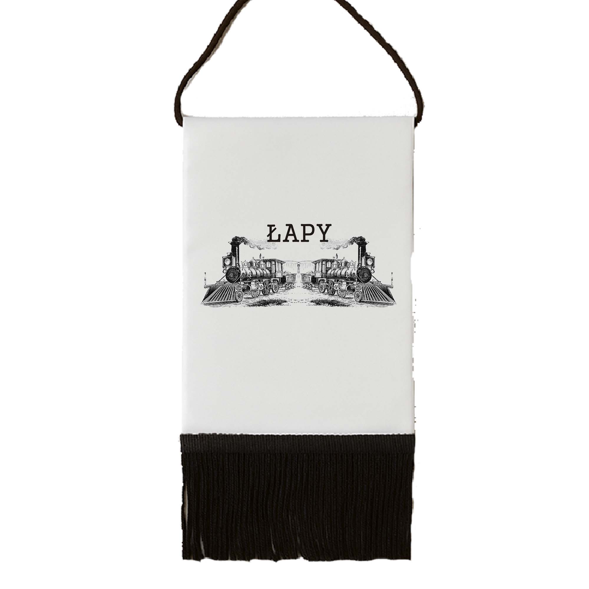 Proporczyk pamiątkowy Łapy - Podlaska Kolej