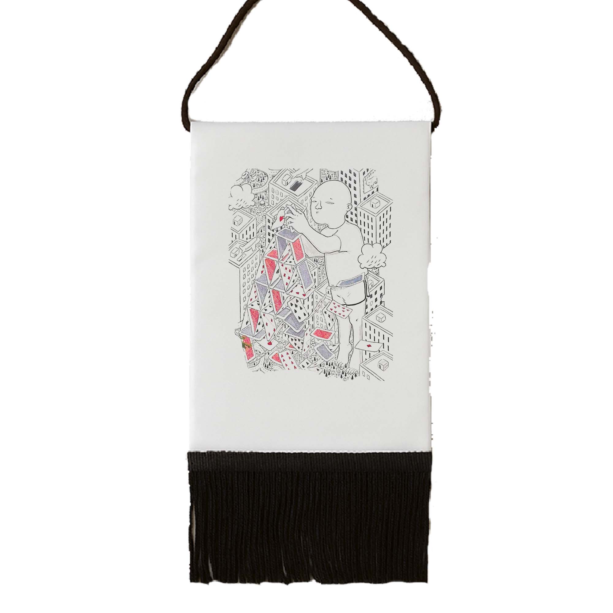 Proporczyk pamiątkowy Miasto z Kart - Podlaski Street Art