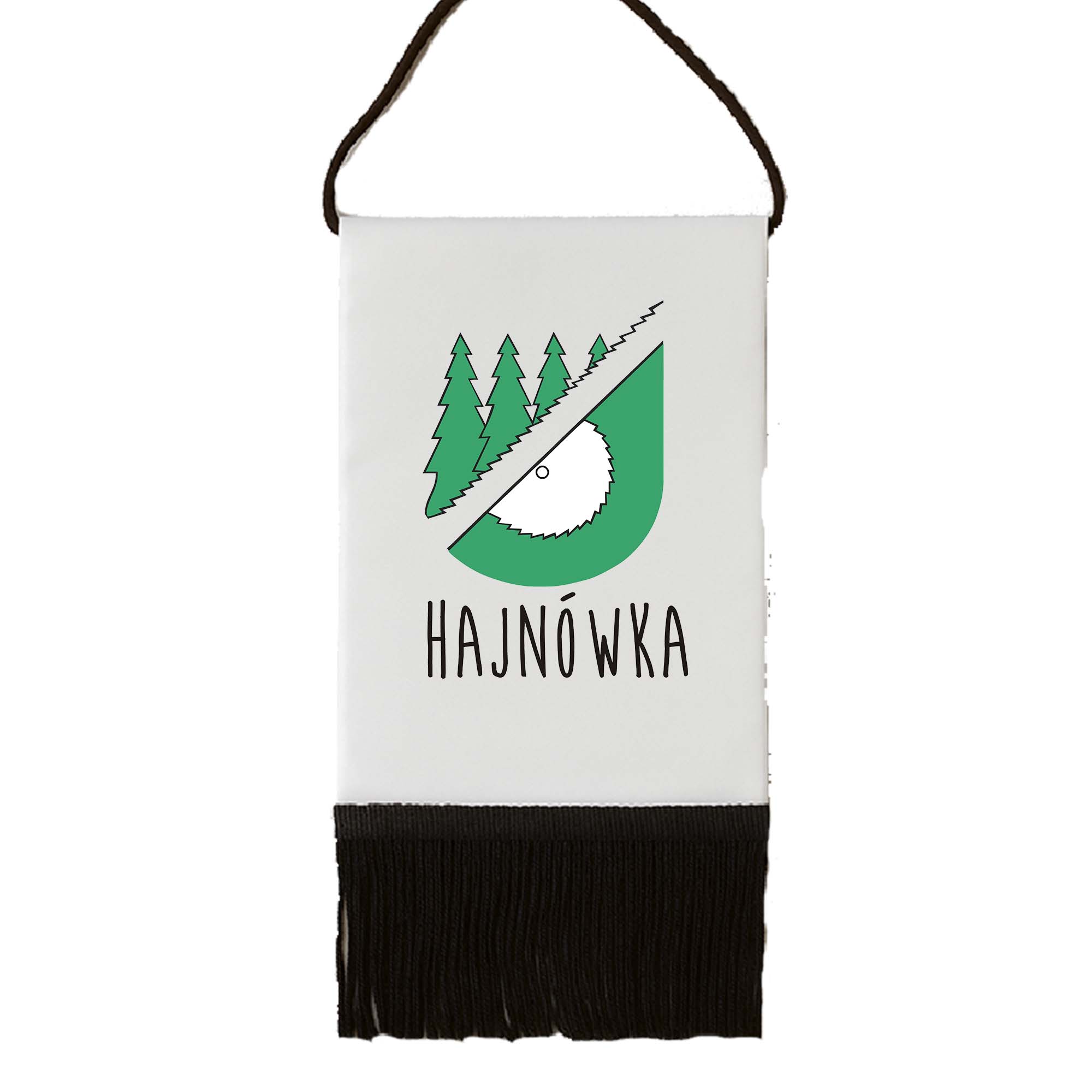 Proporczyk pamiątkowy Podlaska Hajnówka - Puszcza i Siła