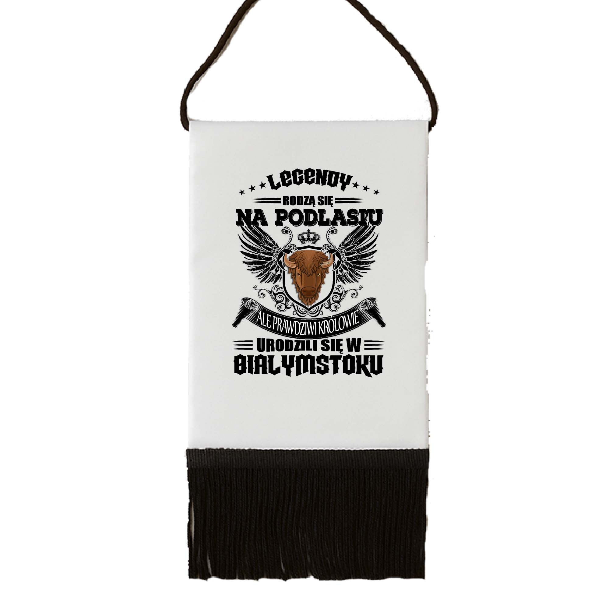 Proporczyk pamiątkowy Podlaska Legenda Królewski Białystok