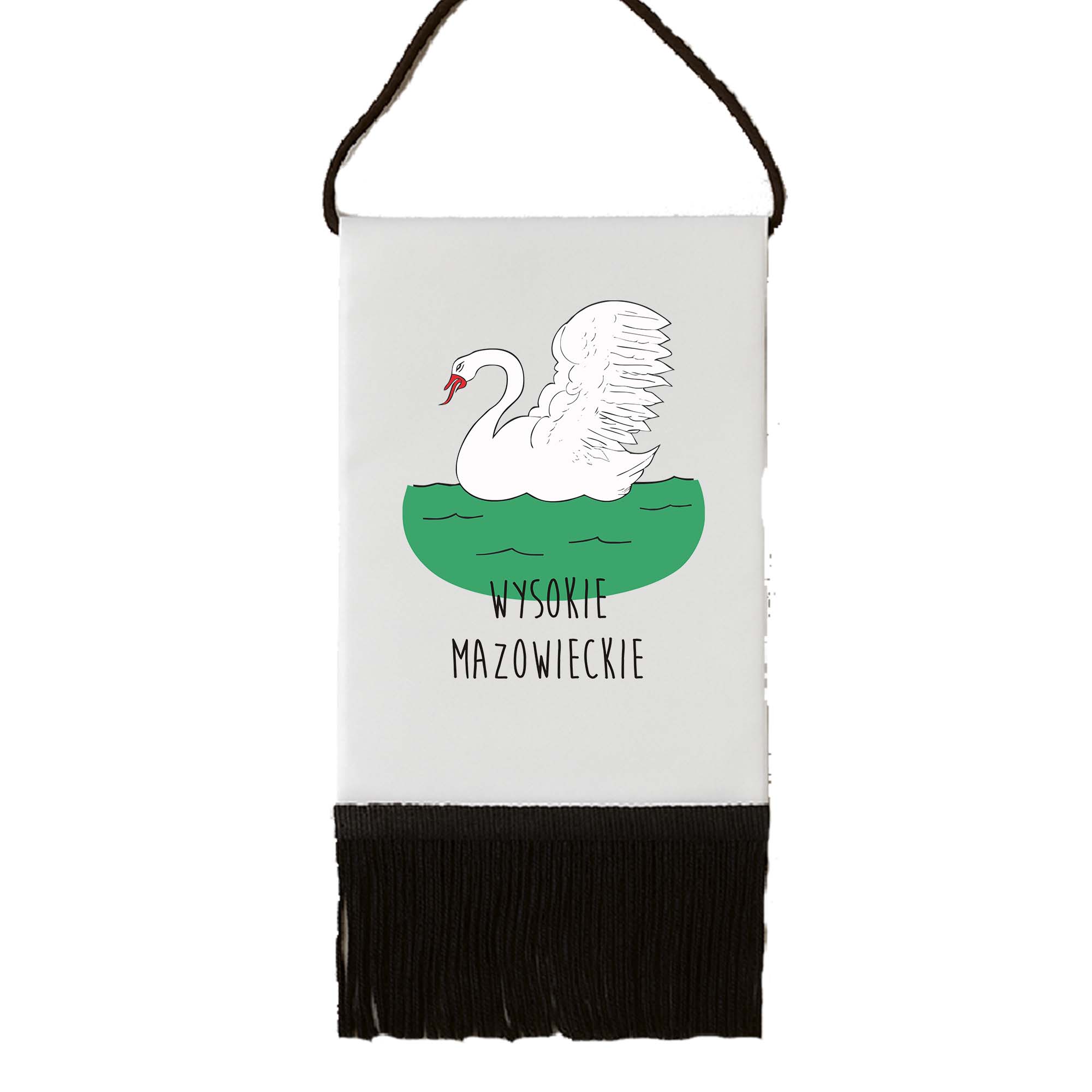 Proporczyk pamiątkowy Podlaski Łabędź - Wysokie Mazowieckie