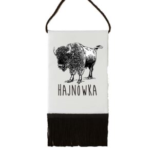 Proporczyk pamiątkowy Podlaski Żubr - Hajnówka