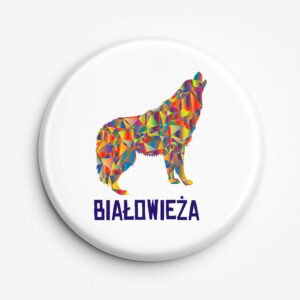 Przypinka pamiątkowa Białowieża - Podlaski Dziki Duch