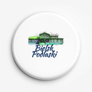 Przypinka pamiątkowa Bielsk Podlaski - Historia w Drewnie