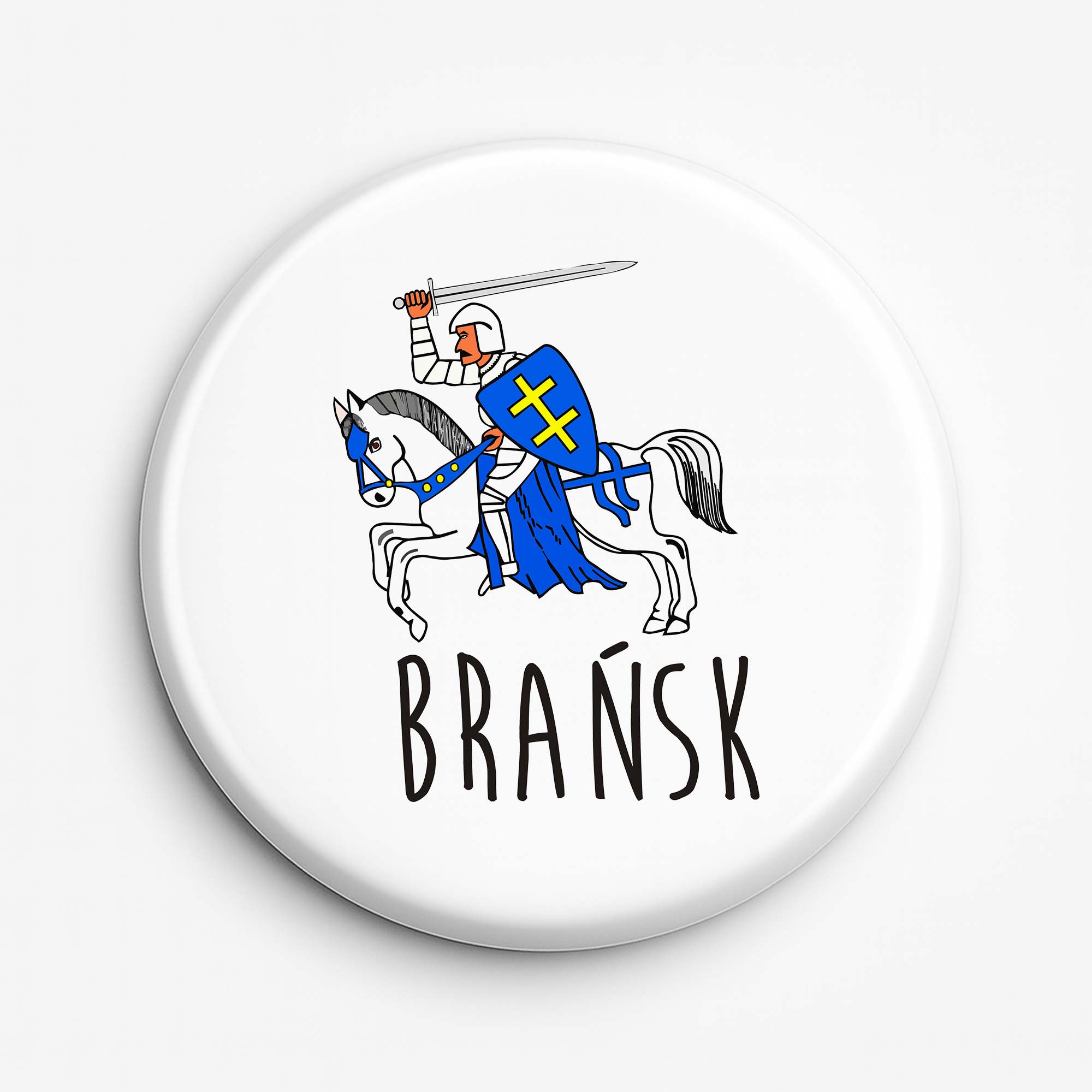 Przypinka pamiątkowa Brańsk - Moc i Tradycja