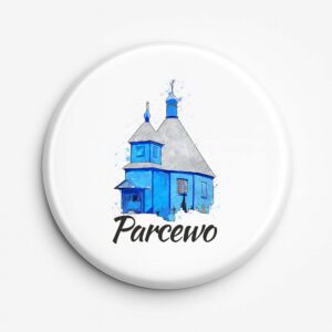 Przypinka pamiątkowa Cerkiewne Parcewo