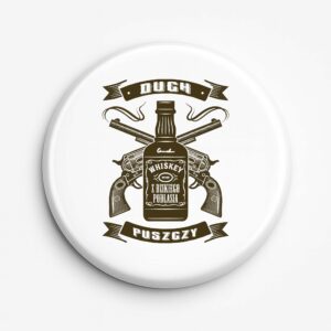 Przypinka pamiątkowa Duch Puszczy - Whiskey z Dzikiego Podlasia