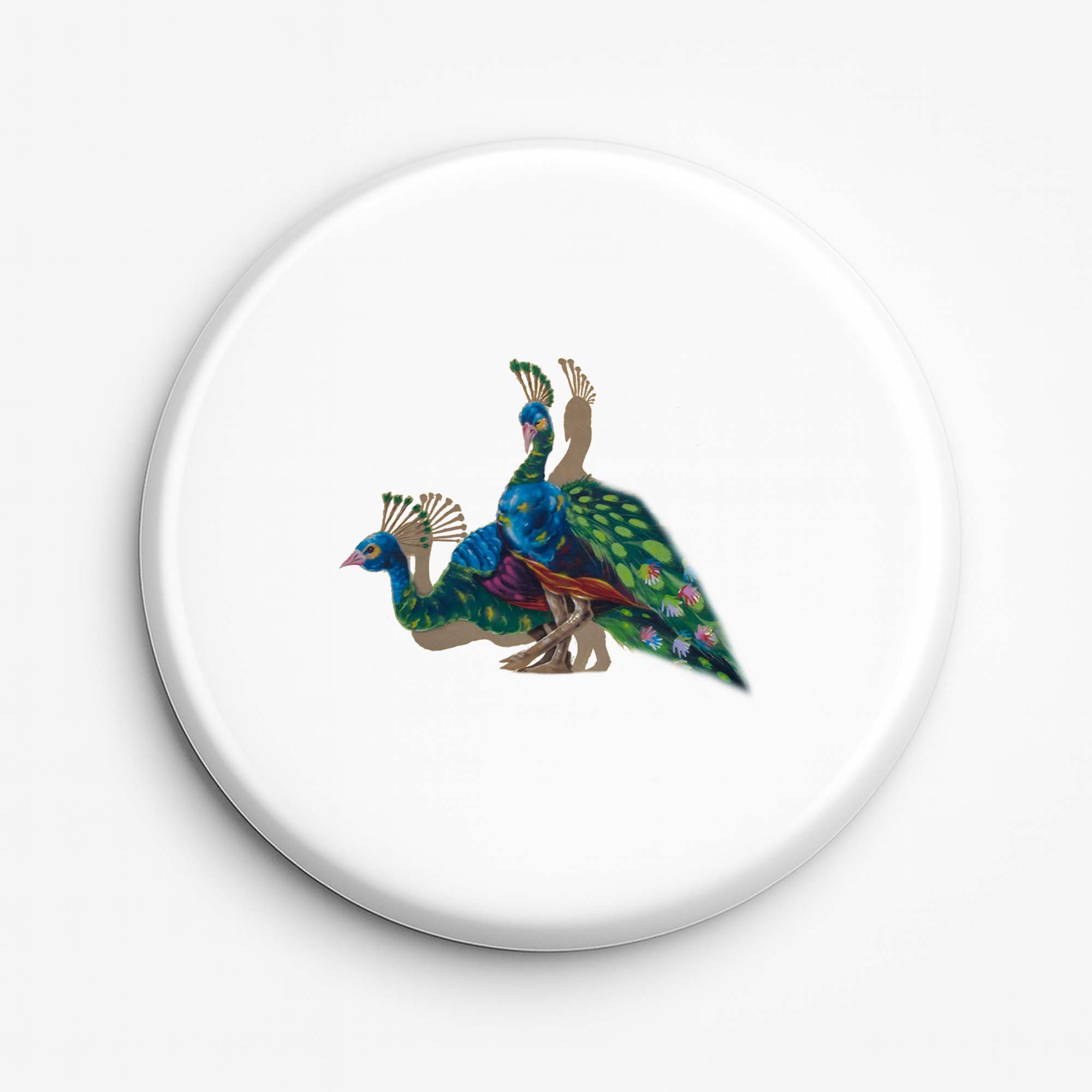 Przypinka pamiątkowa Folk Art - Pawie z Podlasia