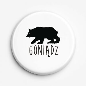 Przypinka pamiątkowa Goniądz - Dzikie Serce Podlasia