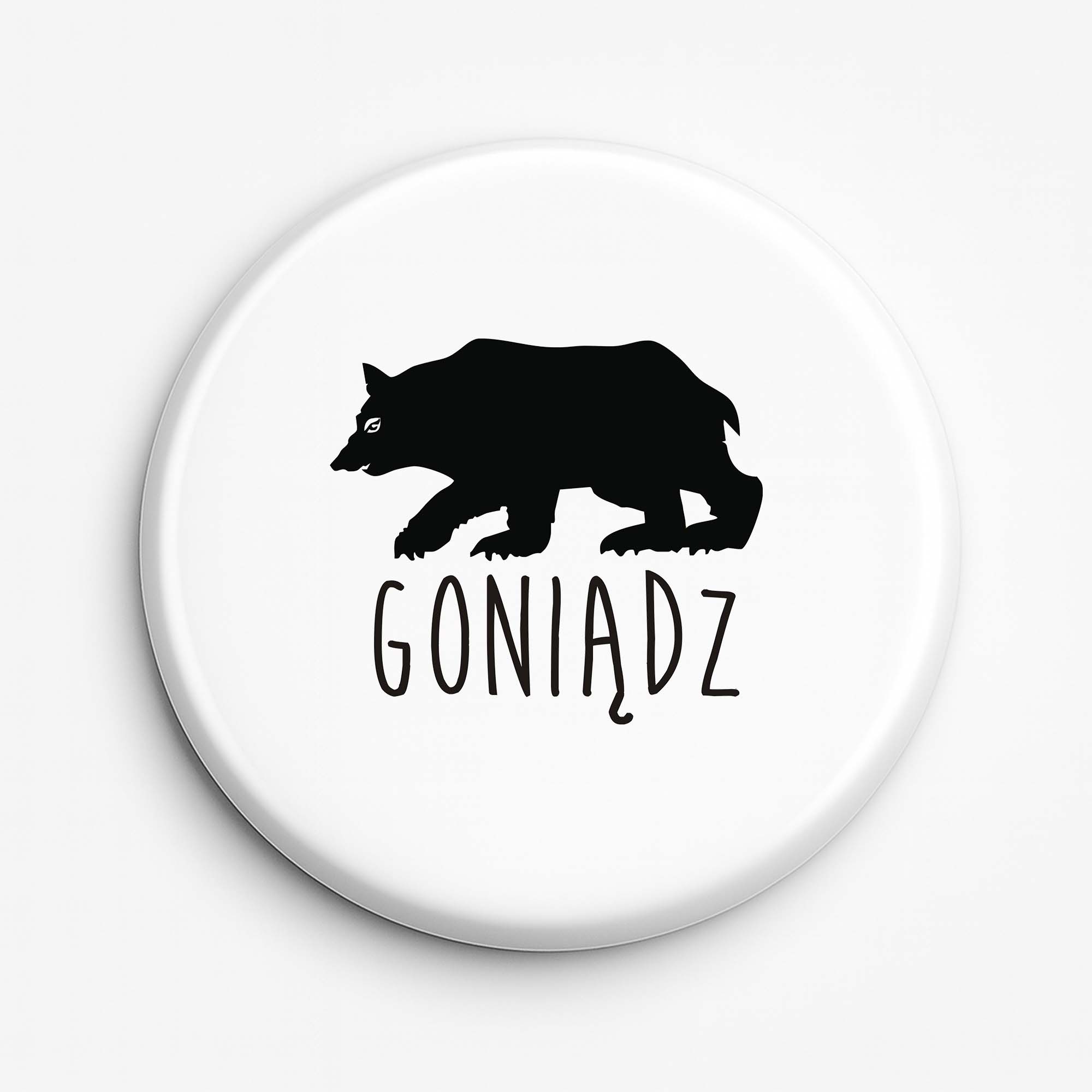 Przypinka pamiątkowa Goniądz - Dzikie Serce Podlasia