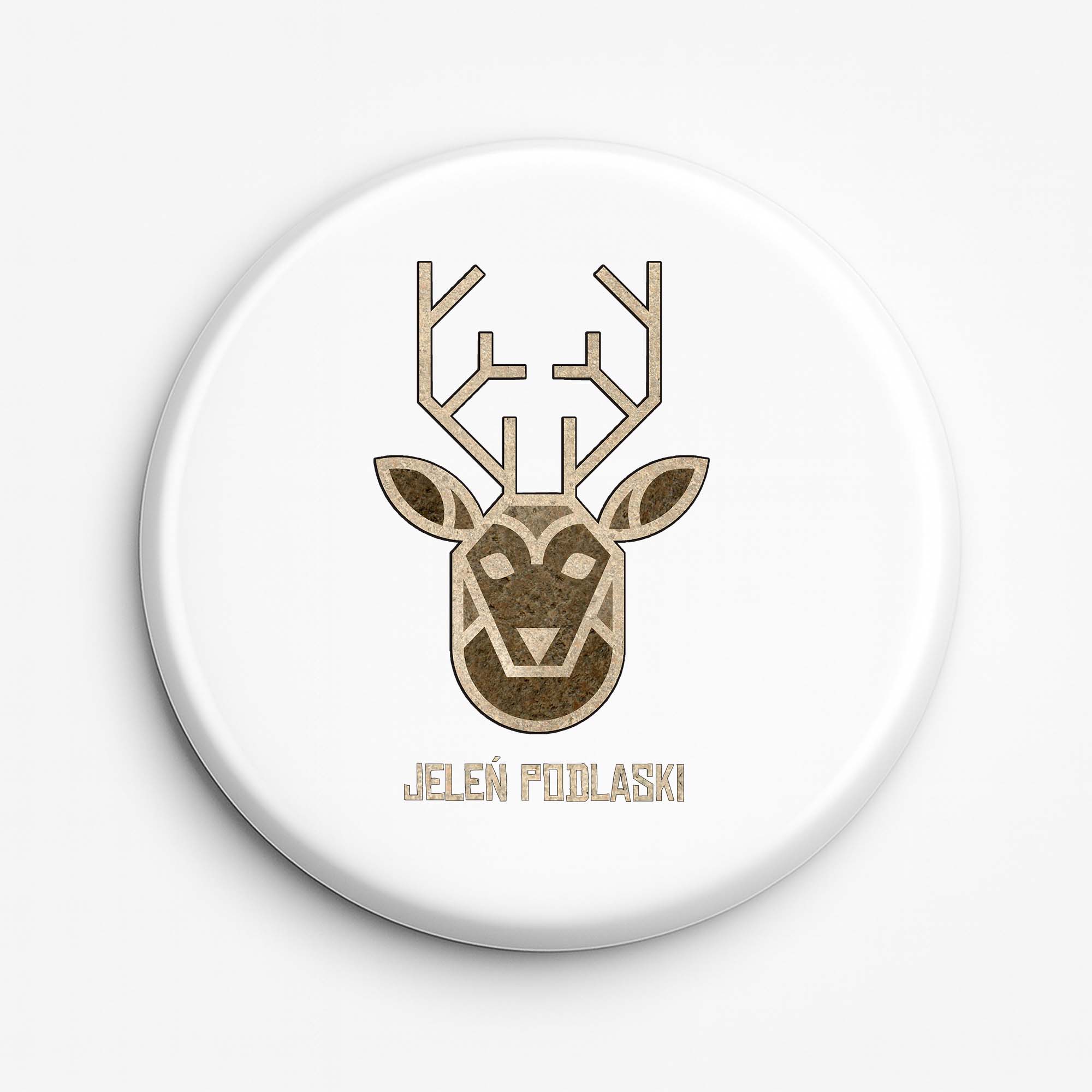 Przypinka pamiątkowa Leśny Podlaski Jeleń