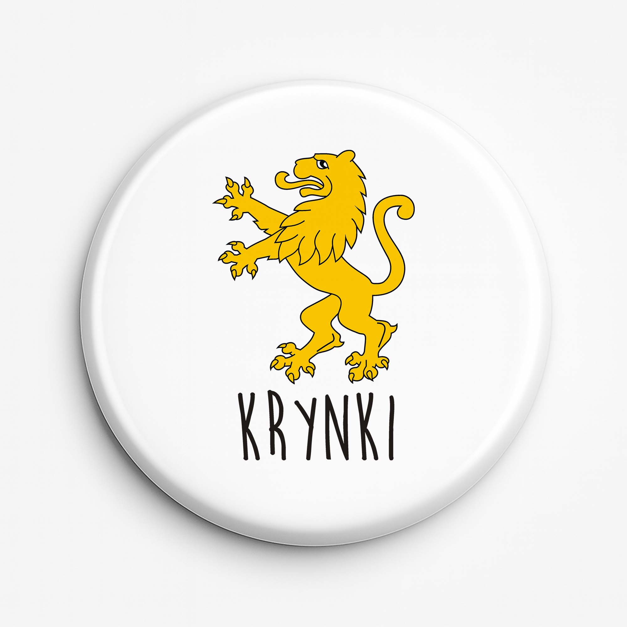 Przypinka pamiątkowa Lew Podlasia - Krynki