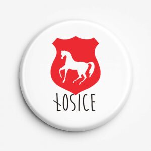 Przypinka pamiątkowa Łosice - Energia Podlasia