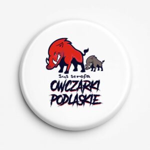 Przypinka pamiątkowa Owczarki Podlaskie - Dziki Patrol