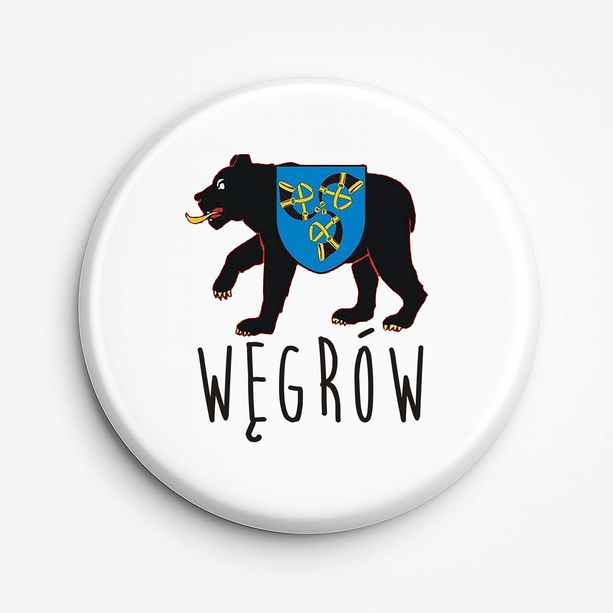 Przypinka pamiątkowa Pamiątka Podlaska z Węgrowa