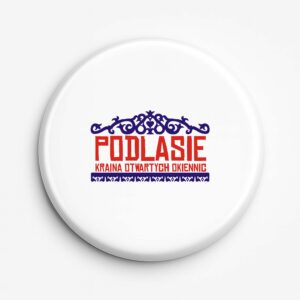 Przypinka pamiątkowa Podlasie - Kraina Otwartych Okiennic